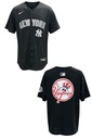 CAMISETA EQUIPO MLB YANKEES NEGRA LETRAS ATRAS