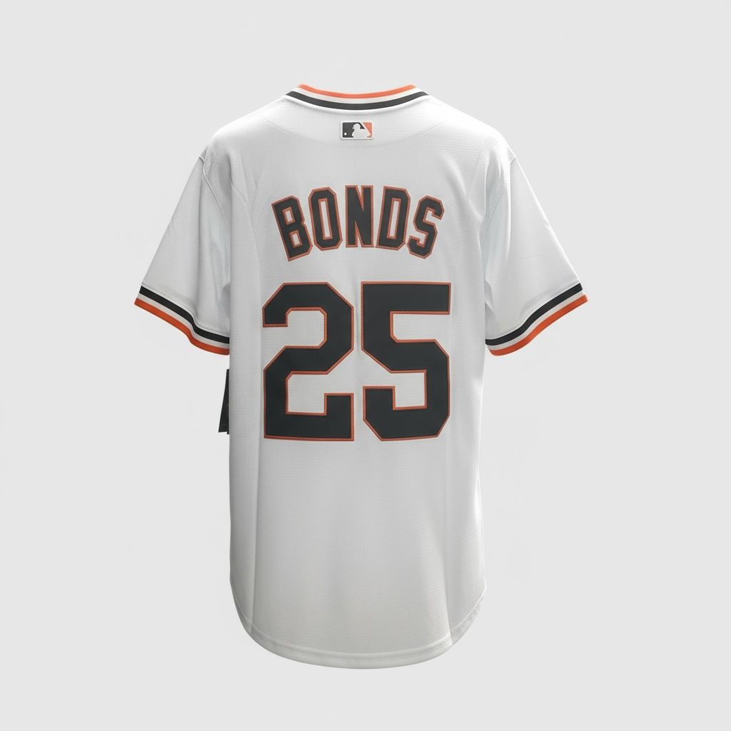 CAMISETA EQUIPO MLB GIANTS BLANCA NUMERO 25