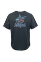 CAMISETA EQUIPO MLB MARLINS NEGRA