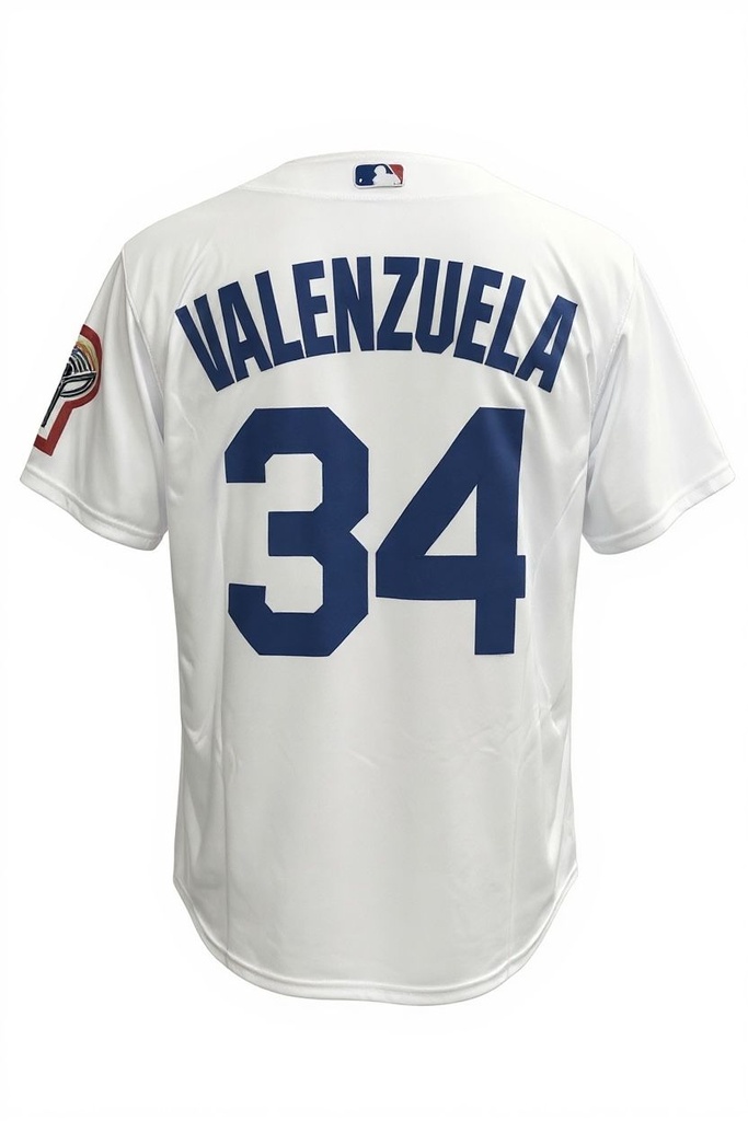 CAMISETA EQUIPO MLB DODGERS VALENZUELA NUMERO 34