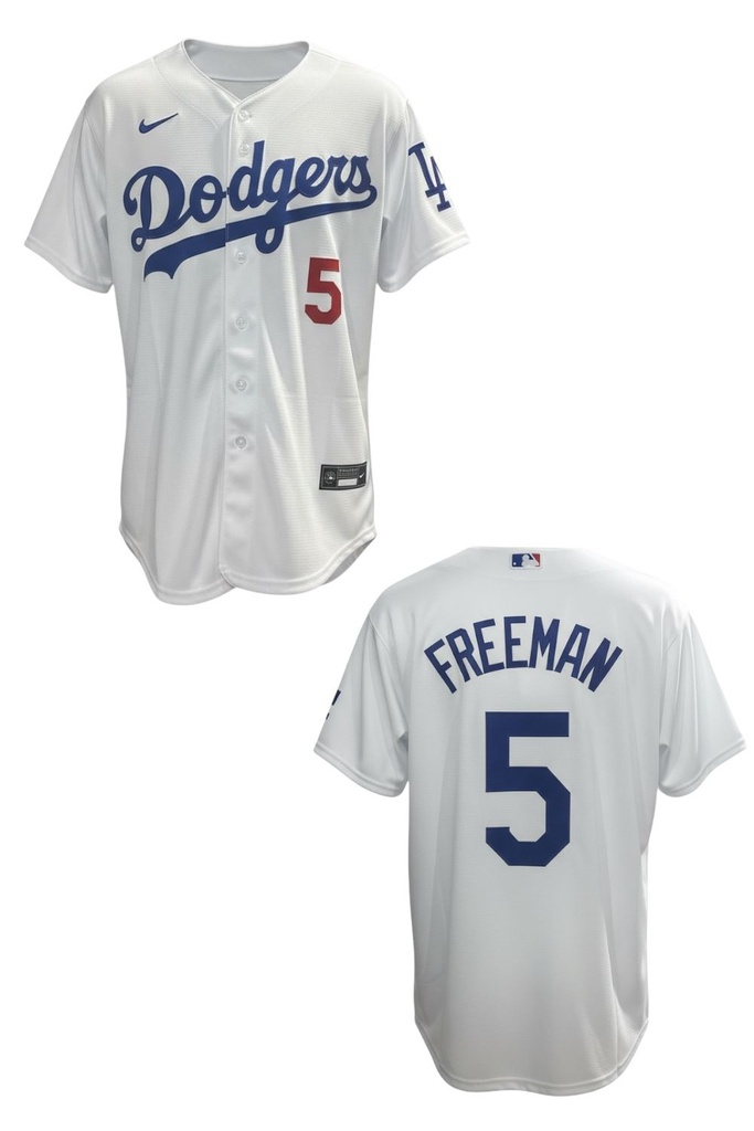 CAMISETA EQUIPO MLB DODGERS BLANCA NUMERO 5
