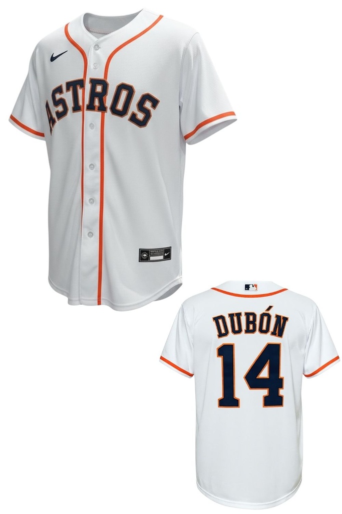 CAMISETA EQUIPO MLB ASTROS BLANCA NUMERO 14