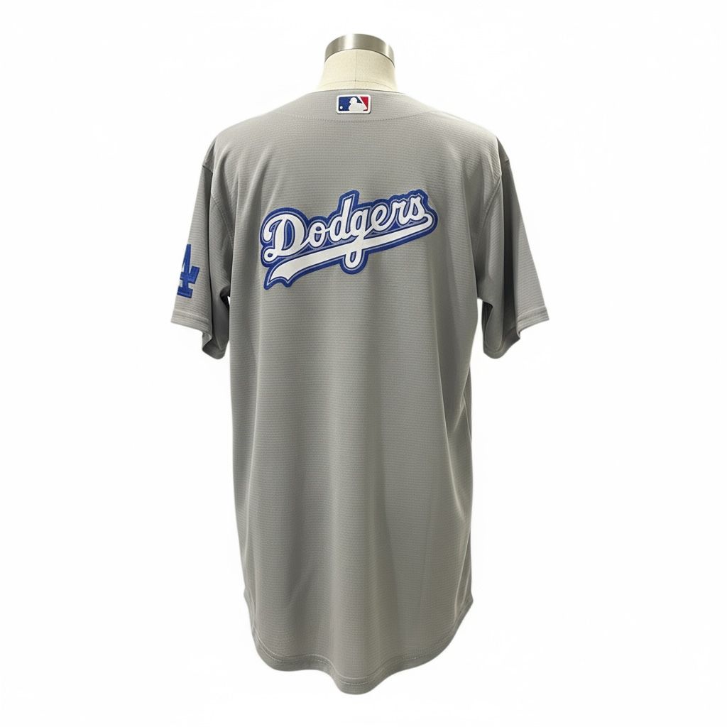 CAMISETA EQUIPO MLB DODGERS GRIS