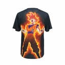 CAMISETA CUELLO REDONDO EQUIPO SOCCER JAPON NEGRA Y ROJA GOKU HOMBRE