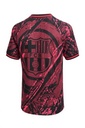 CAMISETA CUELLO REDONDO EQUIPO SOCCER BARCELONA OCRE Y NEGRA HOMBRE