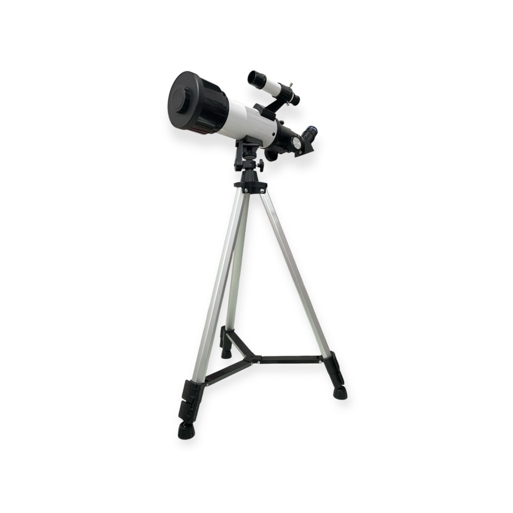 TELESCOPIO DE ACERO DE PLASTICO 142CM