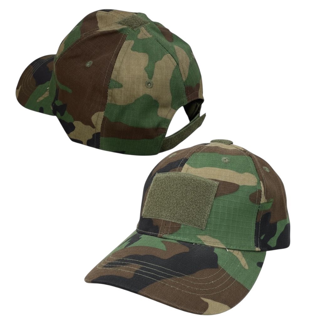 GORRA TACTICA MOTEADA CON PARCHE
