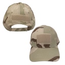 GORRA TACTICA MOTEADA CON PARCHE