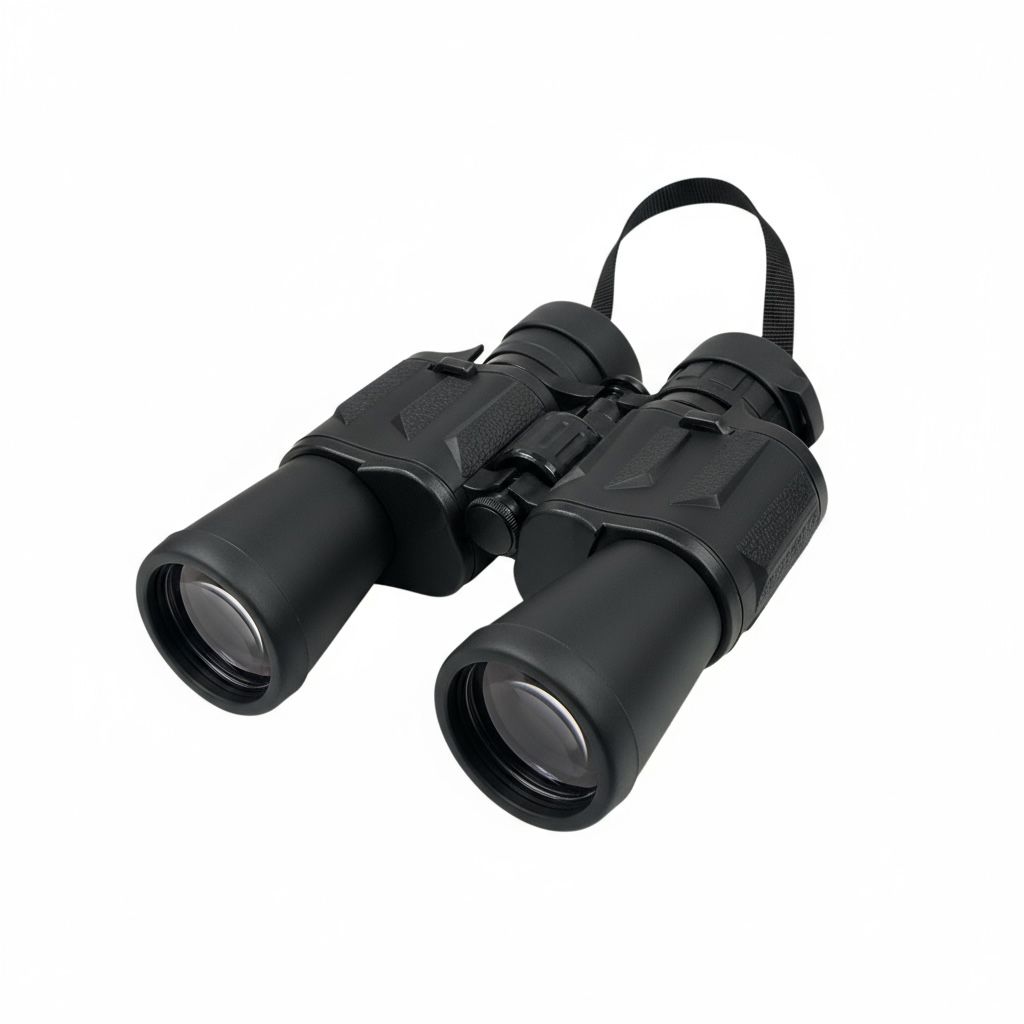 BINOCULARES ACERO DE PLASTICO 18*14CM COLOR NEGRO