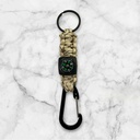 LLAVERO BRUJULA CON CINTA TRENSADA COD:2507