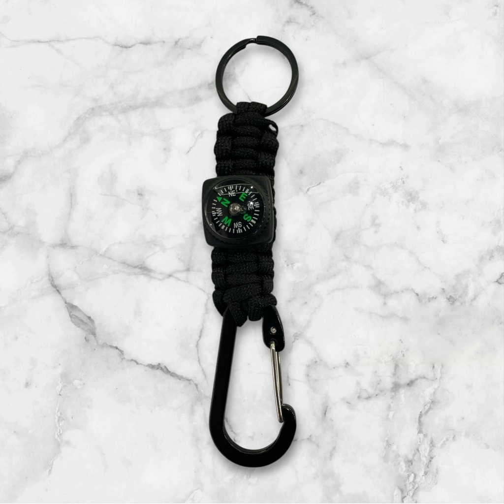 LLAVERO BRUJULA CON CINTA TRENSADA COD:2507