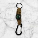 LLAVERO BRUJULA CON CINTA TRENSADA COD:2507