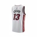 CAMISETA EQUIPO NBA HEAT BLANCA NUMERO 13