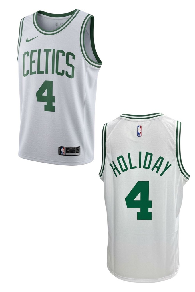 CAMISETA EQUIPO NBA CELTICS BLANCA NUMERO 4