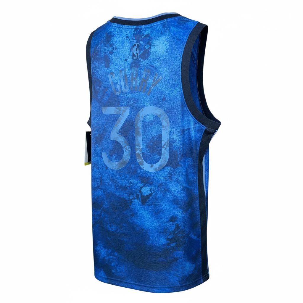 CAMISETA EQUIPO NBA GOLDEN GATES AZUL NUMERO 30