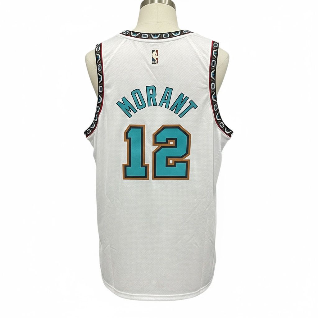CAMISETA EQUIPO NBA GRIZZLIES BLANCA NUMERO 12