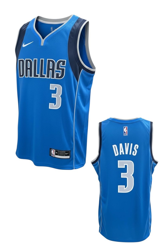 CAMISETA EQUIPO NBA DALLAS CELESTE NUMERO 3