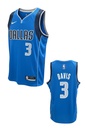 CAMISETA EQUIPO NBA DALLAS CELESTE NUMERO 3