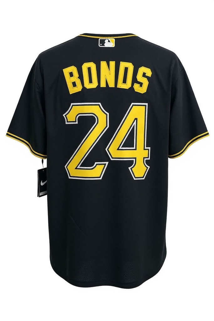 CAMISETA EQUIPO MLB PIRATES NEGRA NUMERO 24