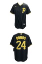 CAMISETA EQUIPO MLB PIRATES NEGRA NUMERO 24