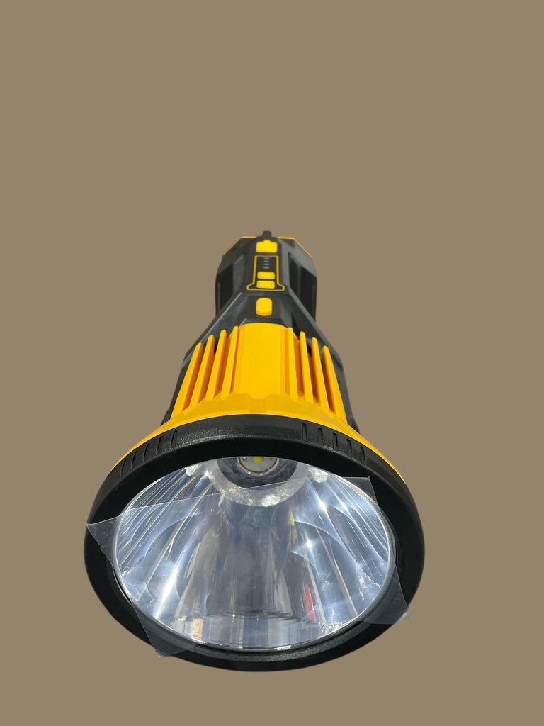 LINTERNA CAMPING CON SOLAR DE PLASTICO AMARILLA 35.5*15CM