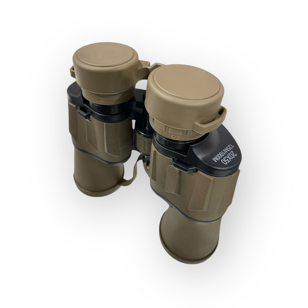 BINOCULARES ACERO DE PLASTICO 19.5*18CM COLOR CAFE