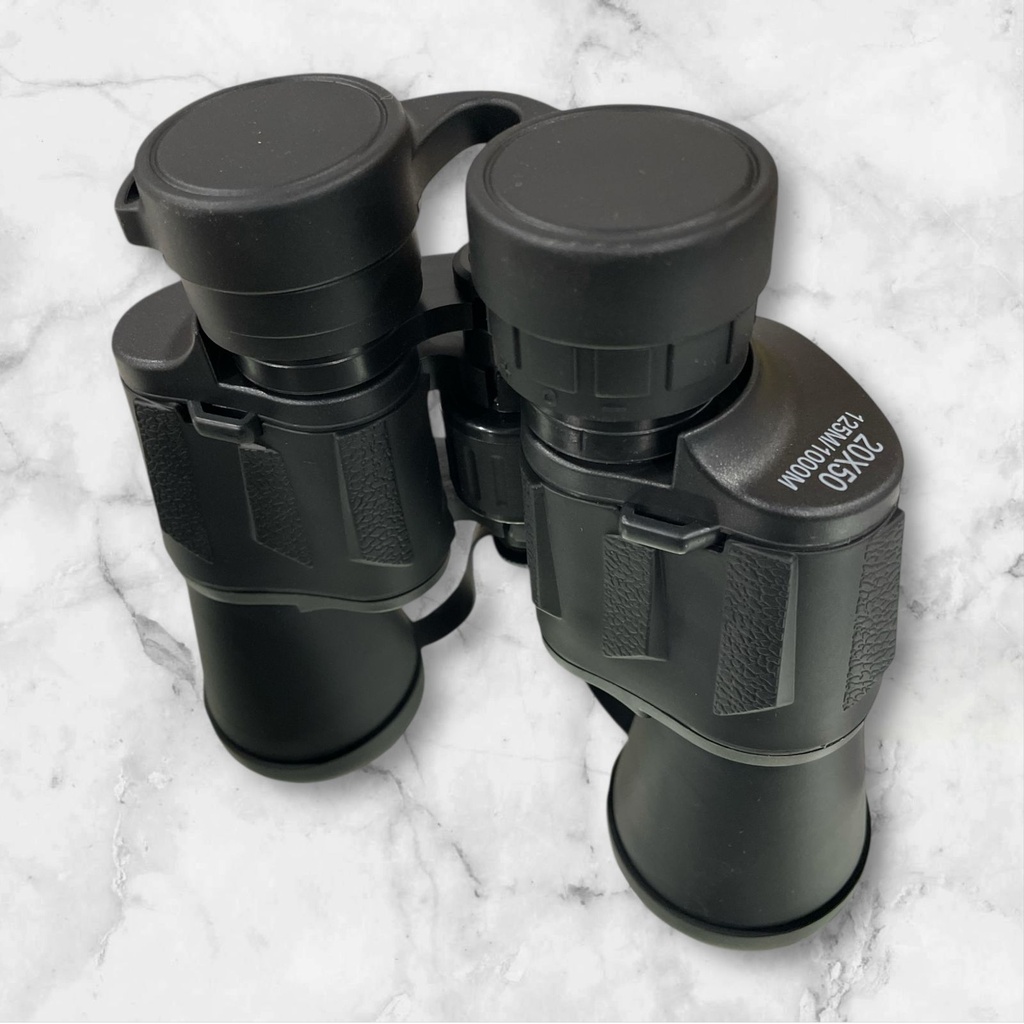 BINOCULARES ACERO DE PLASTICO 18*14CM COLOR NEGRO