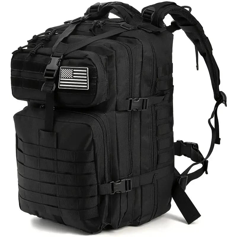 MOCHILAS TACTICAS MILITARES DE 50 LBS COLOR NEGRO