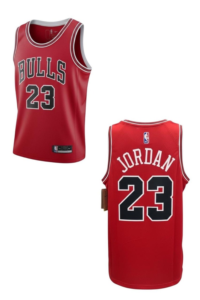 CAMISETA EQUIPO NBA BULLS ROJA NUMERO 23