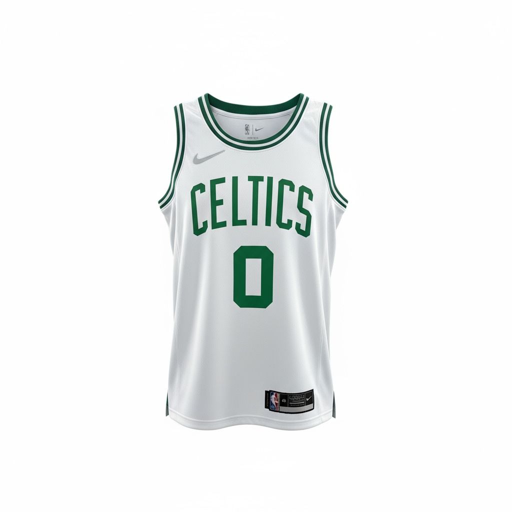 CAMISETA EQUIPO NBA CELTICS BLANCA NUMERO 0