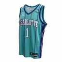 CAMISETA EQUIPO NBA CHARLOTE CIAN NUMERO 1