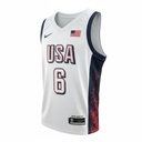 CAMISETA EQUIPO NBA USA BLANCA NUMERO 6