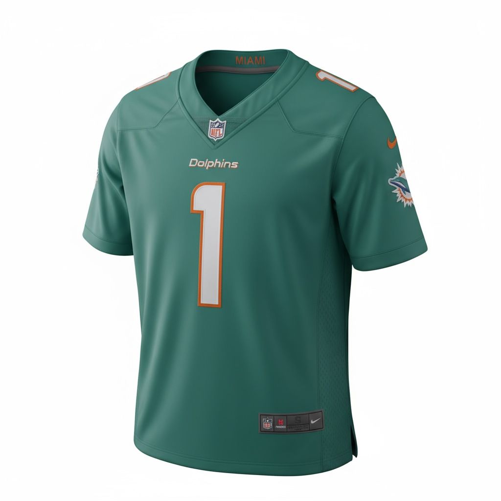 CAMISA EQUIPO NFL  DOLPHINS VERDE HOMBRE
