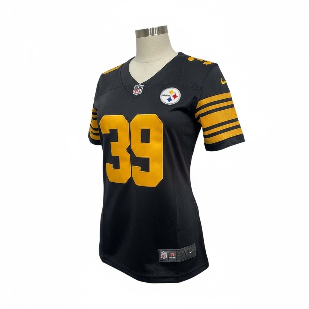 CAMISA EQUIPO NFL STEELERS COLOR NEGRA MUJER