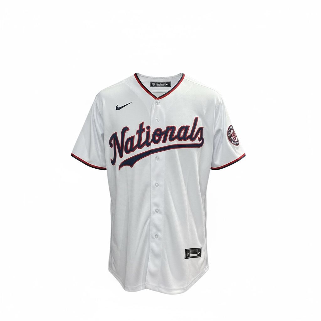 CAMISETA EQUIPO MLB NATIONALS BLANCO