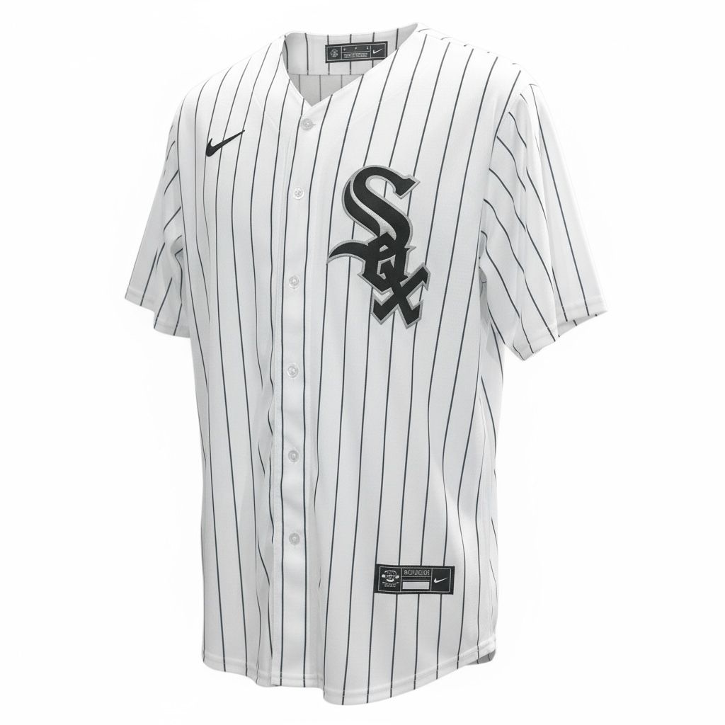 CAMISETA EQUIPO MLB RED SOX BLANCA RAYAS