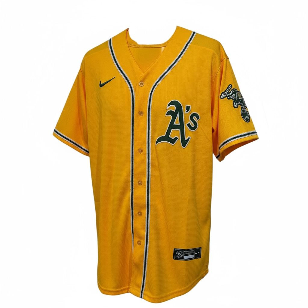 CAMISETA EQUIPO MLB ATHLETICS AMARILLO