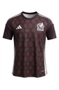 CAMISETA CUELLO REDONDO EQUIPO SOCCER MEXICO OCRE Y VERDE HOMBRE