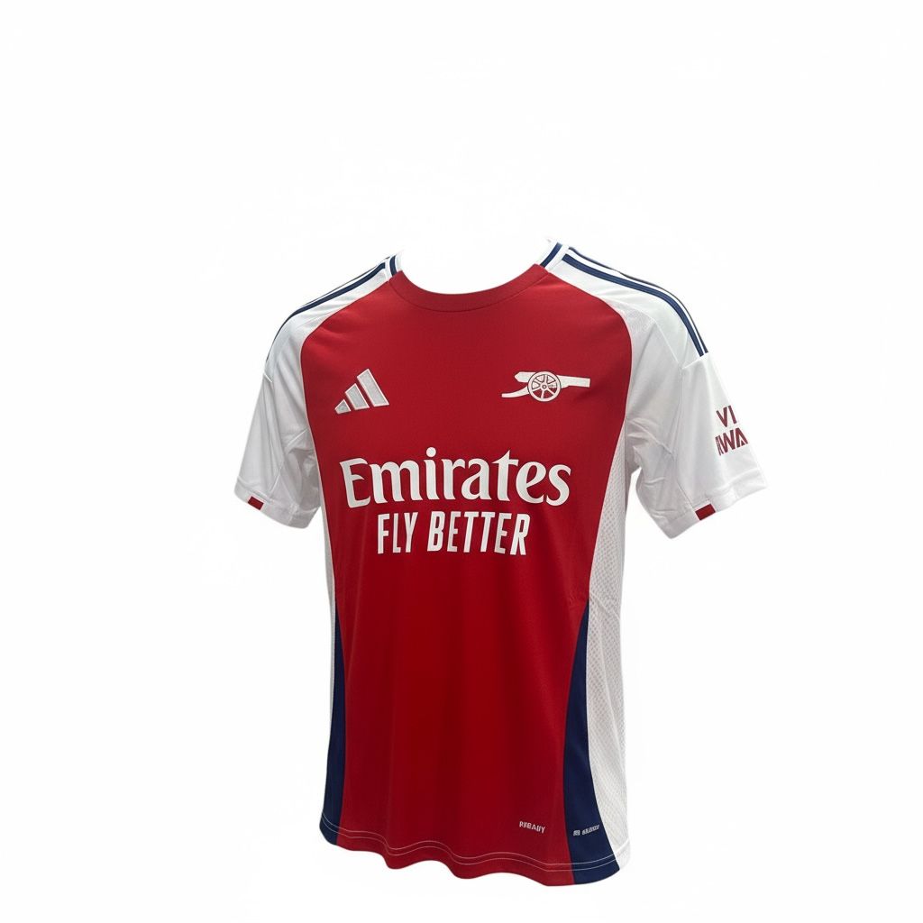 CAMISETA CUELLO REDONDO EQUIPO SOCCER ARSENAL ROJA HOMBRE