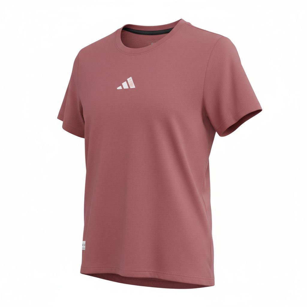 CAMISETA ADIDAS SLIM FIT F072 COLOR ROSADA UNISEX