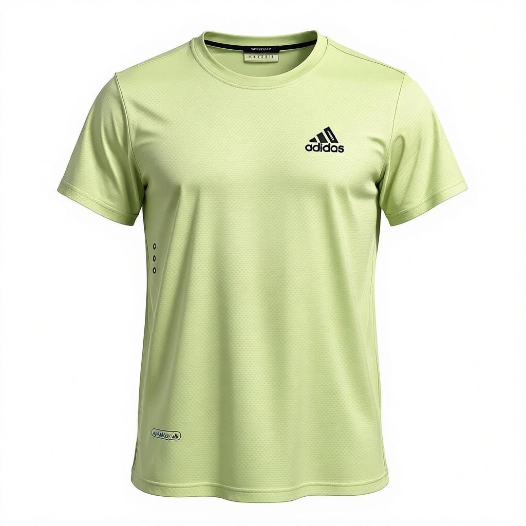 CAMISETA ADIDAS SLIM FIT F058 COLOR  VERDE UNISEX