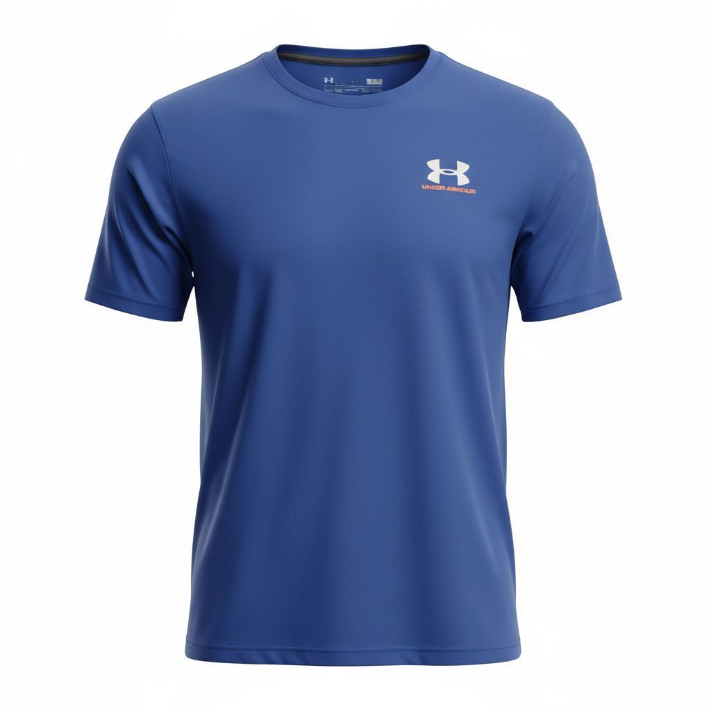 CAMISETA UNDER ARMOR SLIM FIT TK233 COLOR  AZUL UNISEX