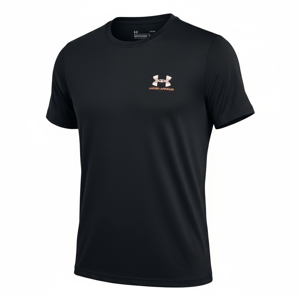 CAMISETA UNDER ARMOR SLIM FIT TK233 COLOR  NEGRO UNISEX