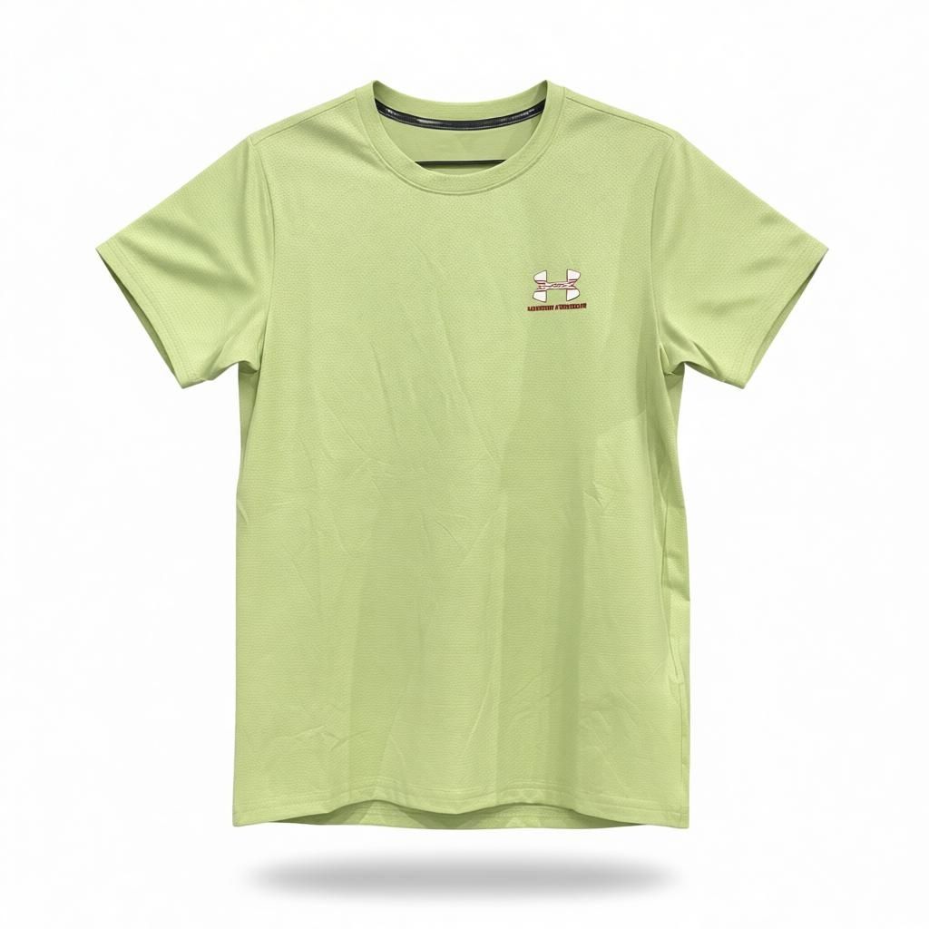 CAMISETA UNDER ARMOR SLIM FIT TK233 COLOR  VERDE UNISEX