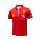 CAMISETA F1 SPORT MARCA PUMA COLOR ROJO CON ZIPPER BLANCO