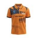 CAMISETA F1 SPORT COLOR NARANJA ATRAS LANDO Y #4