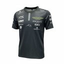CAMISETA F1 ASTON MARTIN  CUELLO REDONDO COLOR NEGRO ALONSO #14