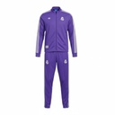 SET DEPORTIVO MANGA LARGA EQUIPO MADRID COLOR MORADO CON FRANJAS  BLANCAS EN MANGA