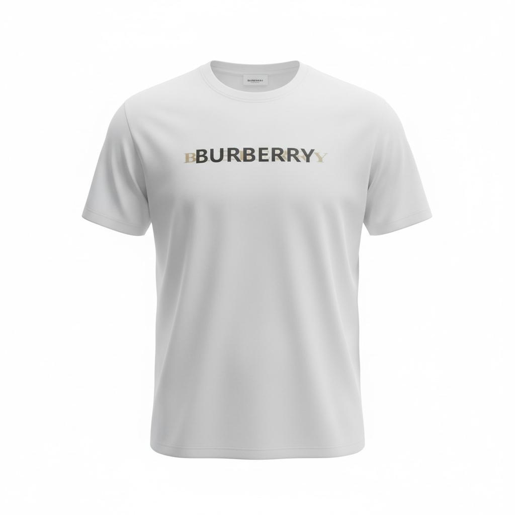 CAMISA BURBERRY BLANCA LOGO BURBERRY TALLA S