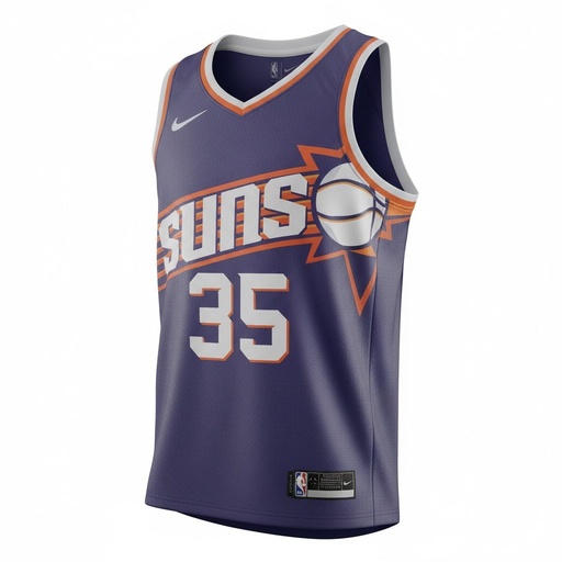 CAMISETA EQUIPO NBA SUNS MORADA NUMERO 35